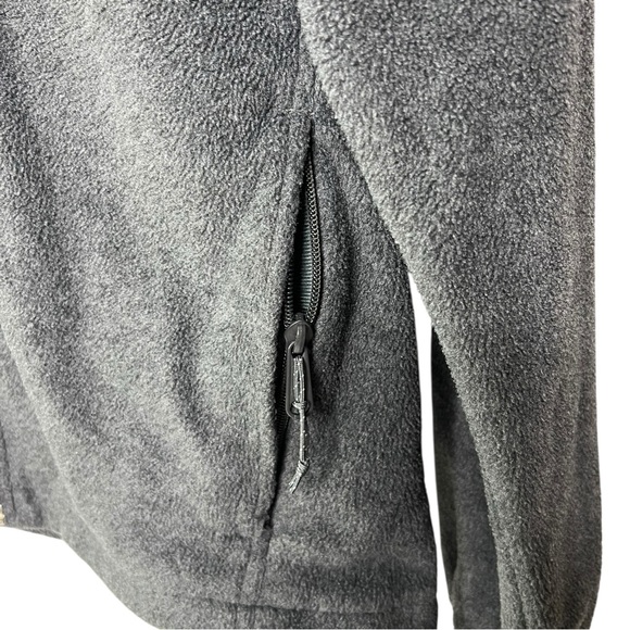 Columbia Men’s M Gray Fleece Full Zip Jacket - Picture 3 of 8